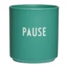 Design Letters favoritkopp 25 cl, Pause-antique green