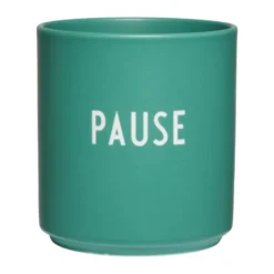 Design Letters favoritkopp 25 cl, Pause-antique green