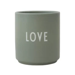 Design Letters favoritkopp 25 cl, Dad/Love-green
