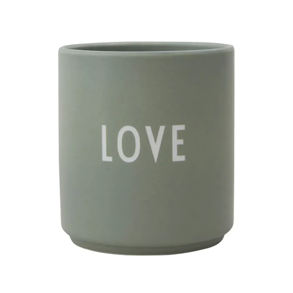 Design Letters favoritkopp 25 cl, Dad/Love-green