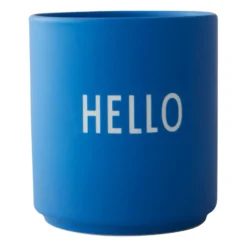 Design Letters favoritkopp 25 cl, Hello-cobalt blue