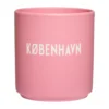 Design Letters favoritkopp Danish Words 25 cl, København-pink