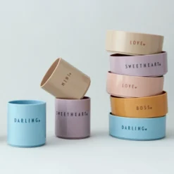 Design Letters favoritkopp mini, Love (beige)