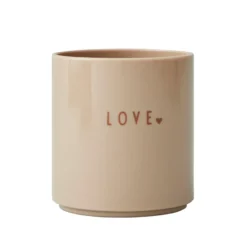 Design Letters favoritkopp mini, Love (beige)