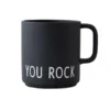 Design Letters favoritkopp med handtag 25 cl, You rock