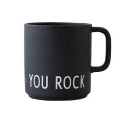 Design Letters favoritkopp med handtag 25 cl, You rock