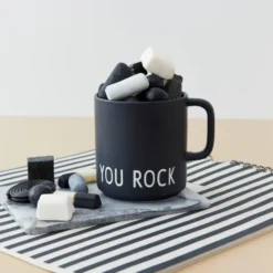 Design Letters favoritkopp med handtag 25 cl, You rock