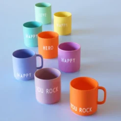 Design Letters favoritkopp med handtag 25 cl, Orange