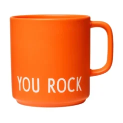Design Letters favoritkopp med handtag 25 cl, Orange