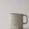 Design Letters favoritkopp med handtag 25 cl, Cool grey