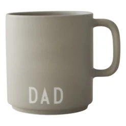 Design Letters favoritkopp med handtag 25 cl, Cool grey