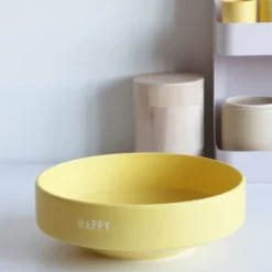 Design Letters favoritskål large Ø22 cm, Yellow