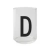 Design Letters glas, D