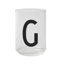 Design Letters glas, G