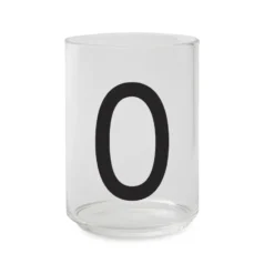 Design Letters glas, O