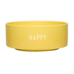 Design Letters godisskål Ø12 cm, Yellow