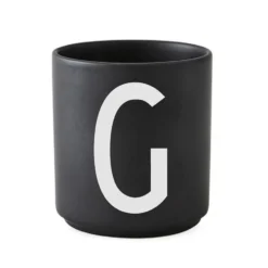 Design Letters kopp svart, G
