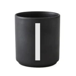 Design Letters kopp svart, I