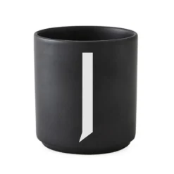 Design Letters kopp svart, J