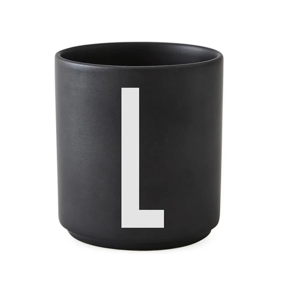 Design Letters kopp svart, L
