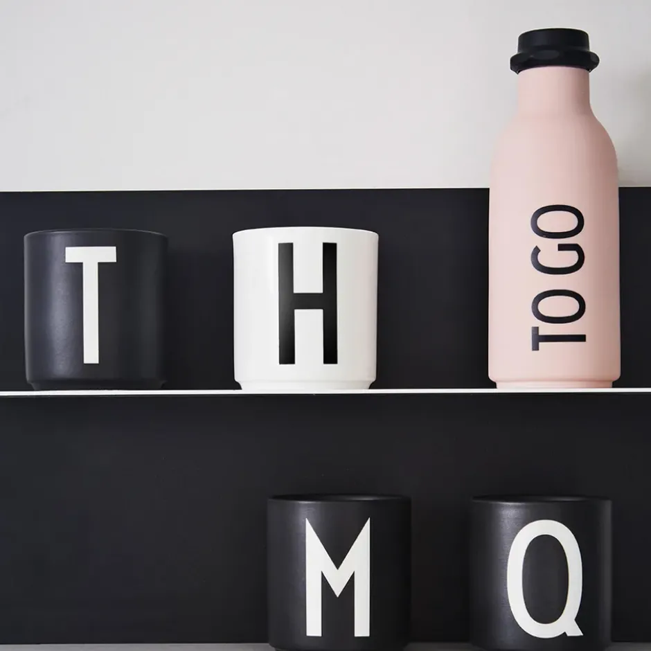 Design Letters kopp svart, M