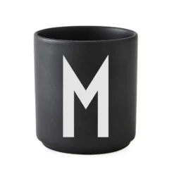 Design Letters kopp svart, M
