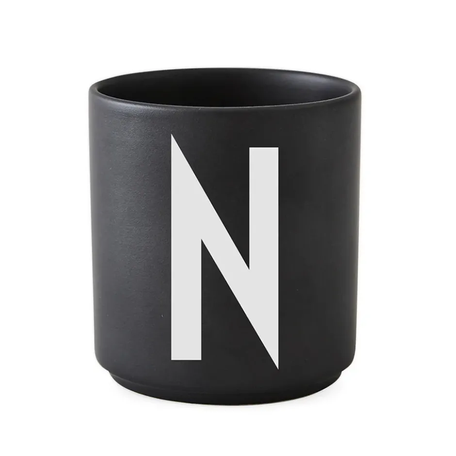 Design Letters kopp svart, N