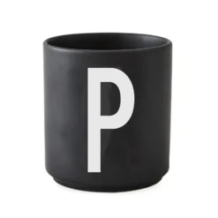 Design Letters kopp svart, P