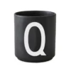 Design Letters kopp svart, Q