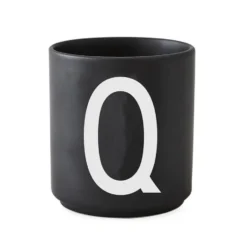 Design Letters kopp svart, Q