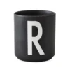 Design Letters kopp svart, R