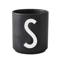 Design Letters kopp svart, S