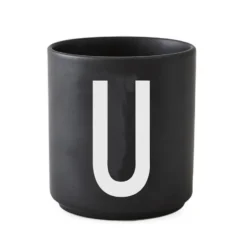 Design Letters kopp svart, U