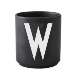 Design Letters kopp svart, W
