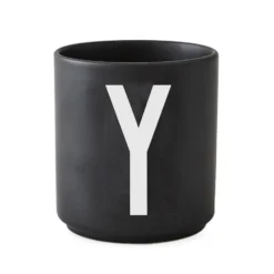 Design Letters kopp svart, Y