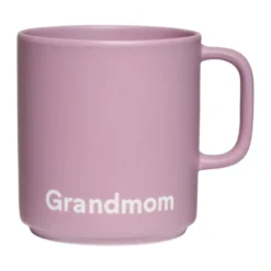 Design Letters VIP favoritkopp med handtag 25 cl, Grandmom-lavender