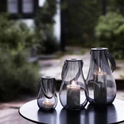 Design with Light ljuslykta smoke, 16 cm