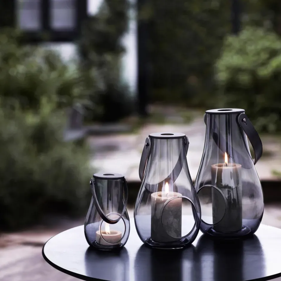 Design with Light ljuslykta smoke, 16 cm