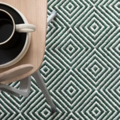 Diamond matta 170x230 cm, Green