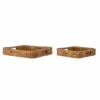 Diann bricka 2-pack, Brun