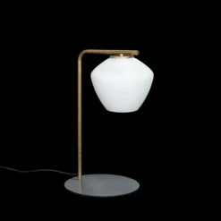 DK bordslampa, svart/opal