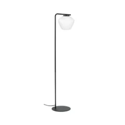 DK golvlampa, svart/opal