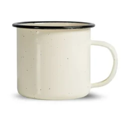Doris emaljmugg 35 cl, Beige