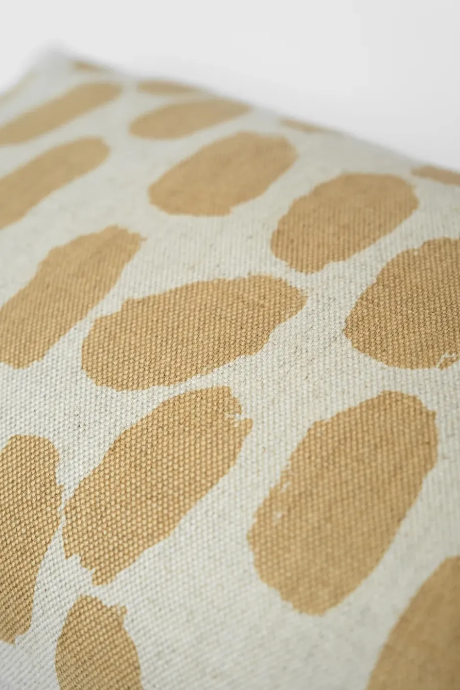 Dots kuddfodral 38x58 cm, Natur-sand