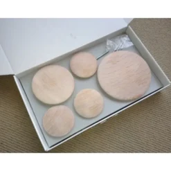 Dots Wood 5-pack, Oak