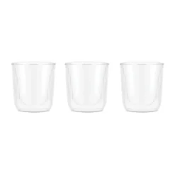 Douro dubbelväggigt sakeglas 6 cl 3-pack, Klar-bambu