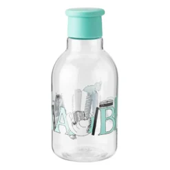 DRINK-IT Moomin ABC vattenflaska 0,5 liter, Turqouise
