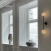 Drop Bulp vägglampa, Grå