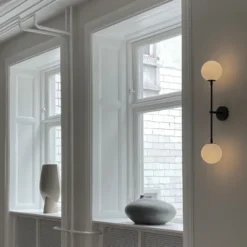 Drop Bulp vägglampa, Grå