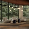 Drop Chandelier Bulp takkrona grande, Grey